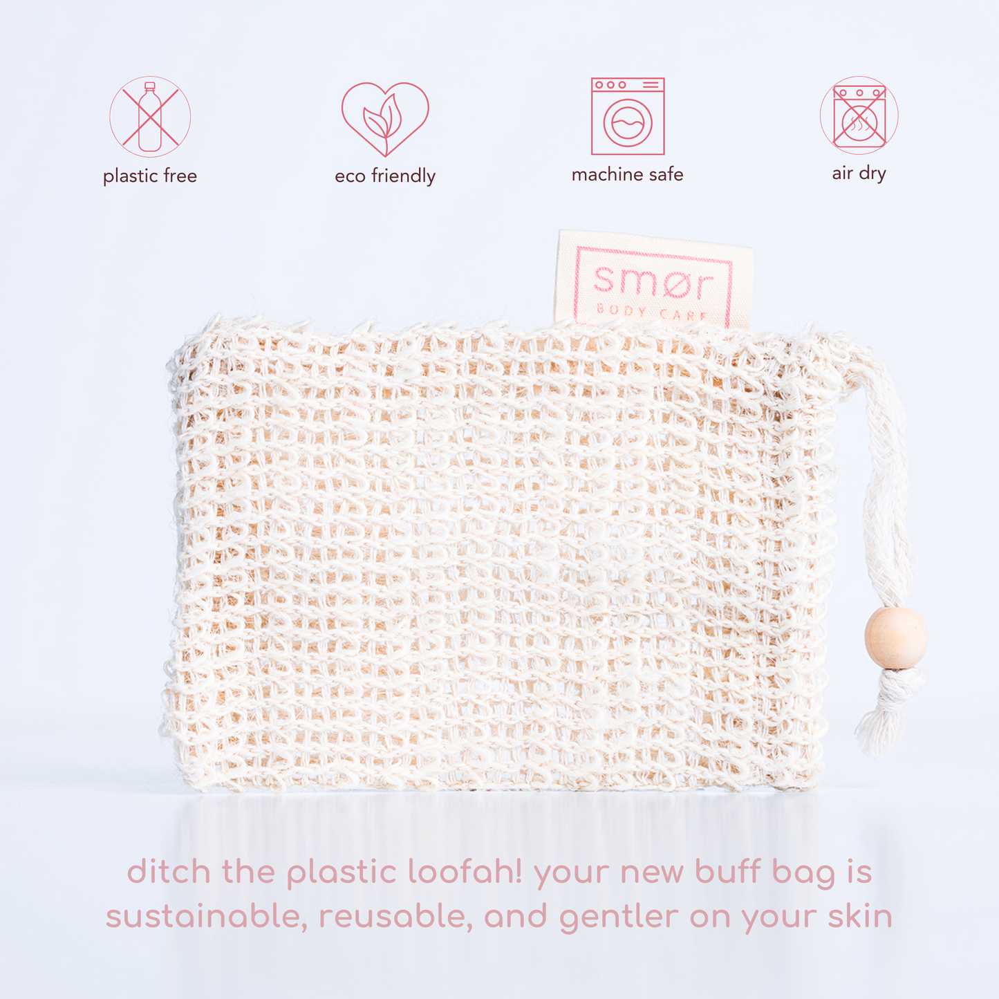 smør body soap + buff bag