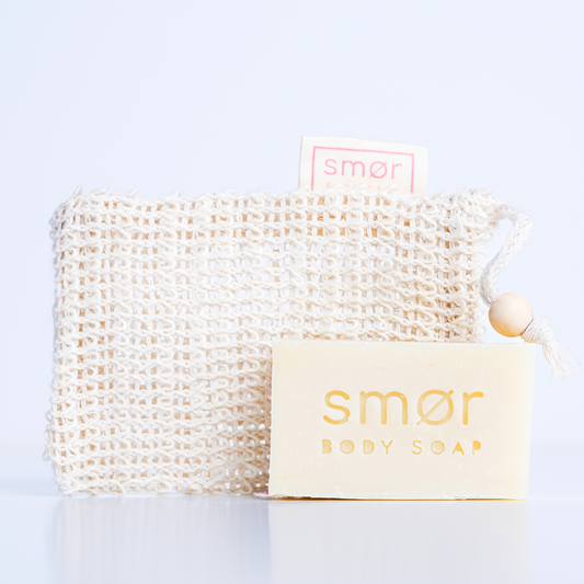 smør body soap + buff bag